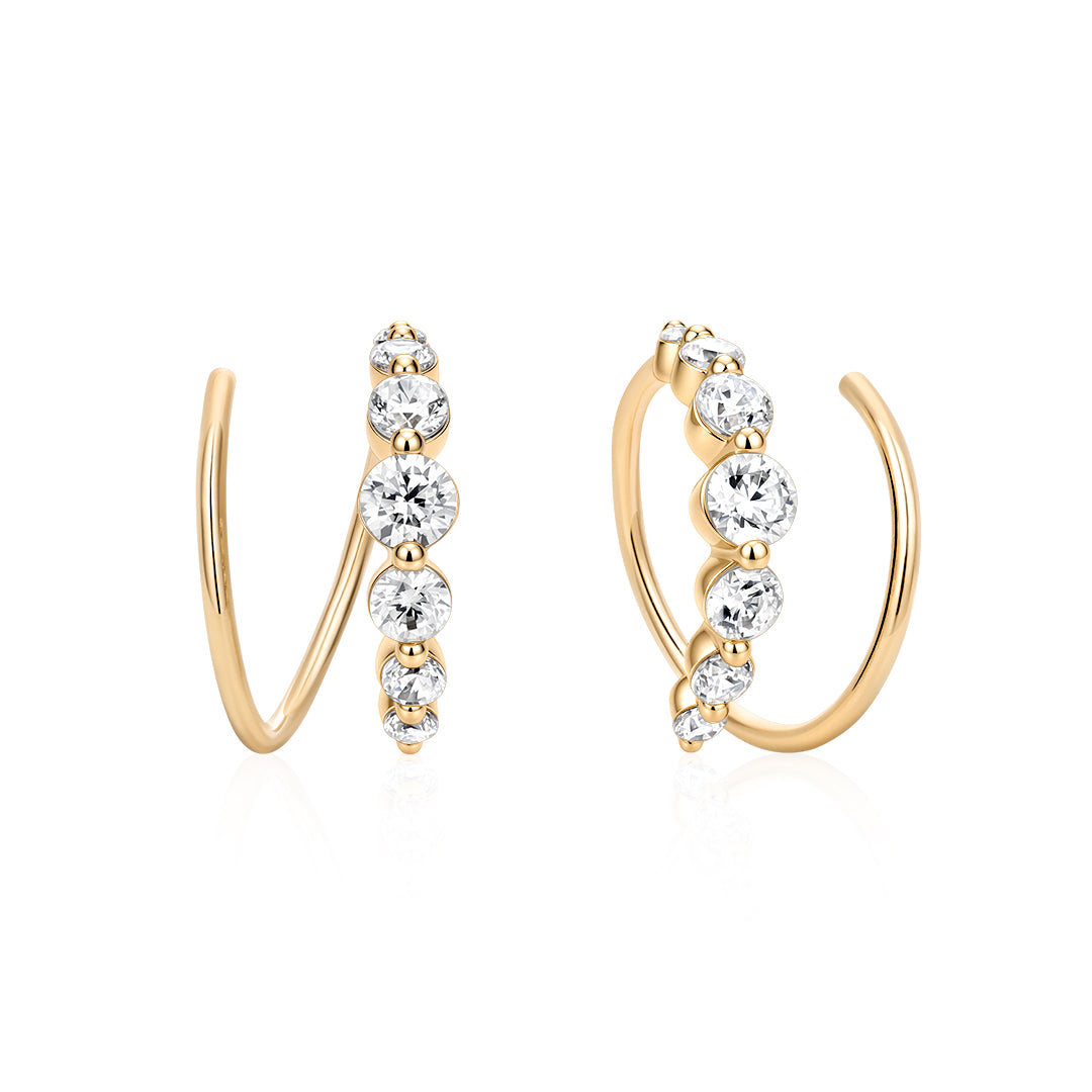 14K & 18K Lab Diamond Earrings
